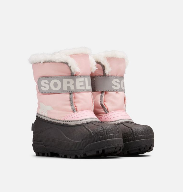 Sorel Childrens Commander™ - Kids Snow Boots Pink/Black - 209564YKT